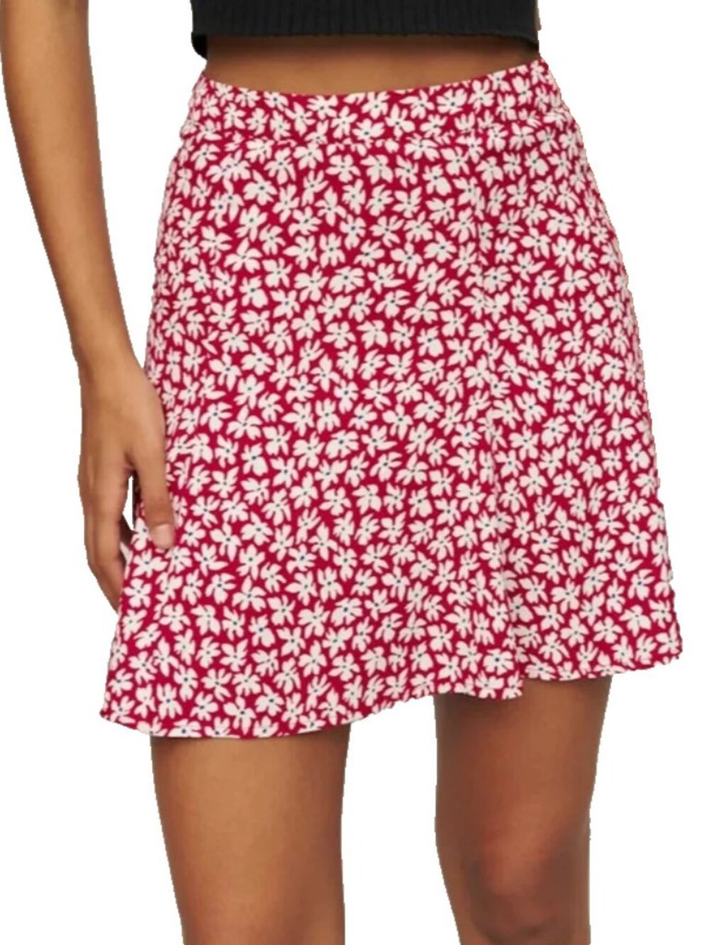 REFORMATION - Flounce Skirt [blue & white flowers] - Picture 2 of 5